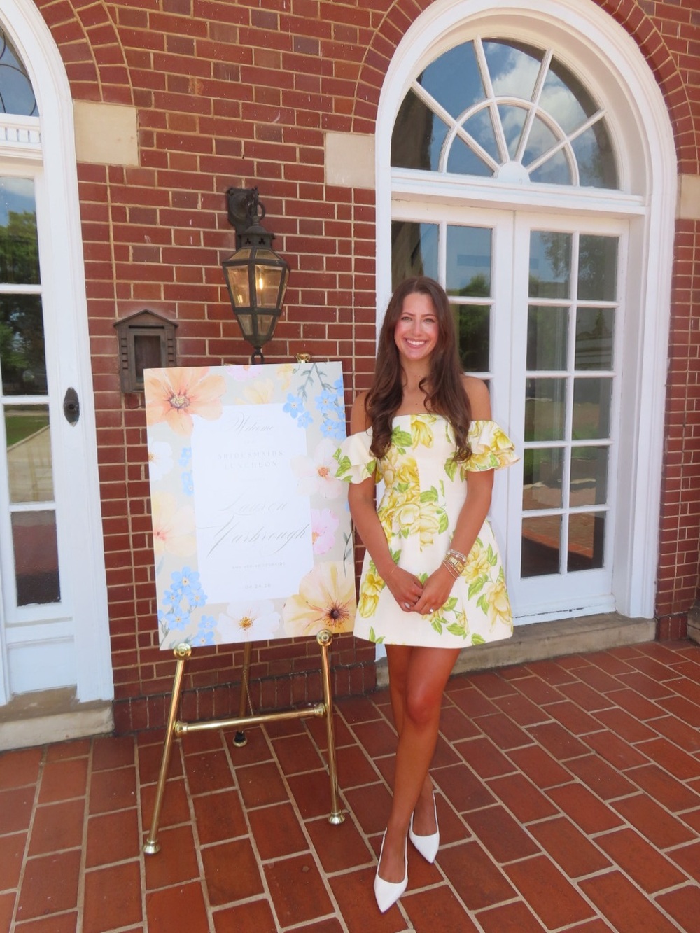 Kenzie Floral Off the Shoulder Linen Blend Minidress - Picture 3 of 3